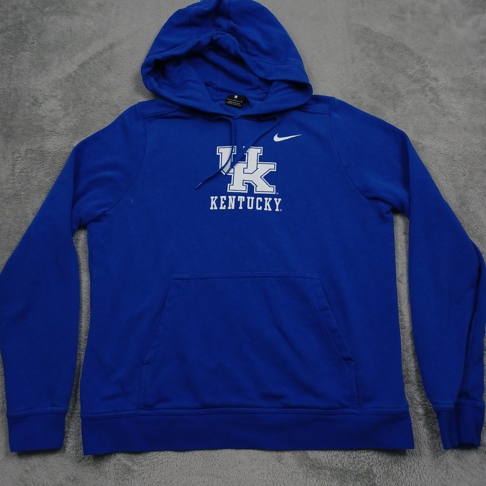 Kentucky Wildcats Sweater Womens Large Blue Nike Basketball Pullover
